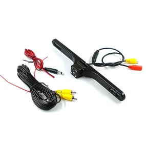 12V Vehicle License Plate Backup Camera Angle Adjustable