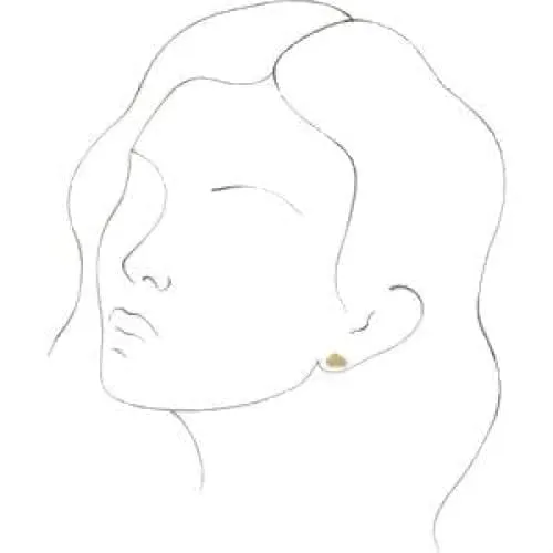 14K Gold Tiny Cloud Earrings Regard Jewelry Austin, Texas