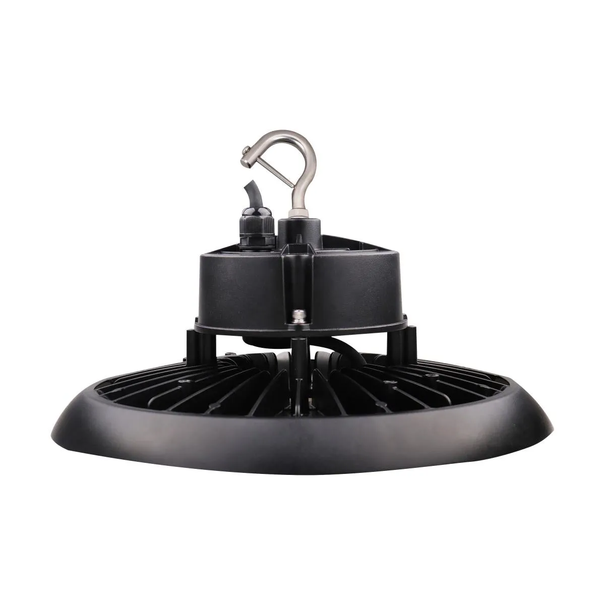 150W UFO LED High Bay; 21600 Lumens; 5000K; 120-277 Volt; 0-10V Dimmable; Black Finish