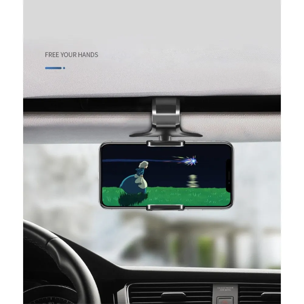 3 in 1 Car GPS Smartphone Holder: Dashboard / Visor Clamp   AC Grid Clip for Intex cloud Gem , cloud Gem Plus - Black