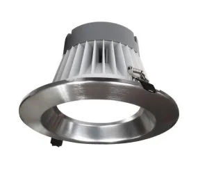 8-inch Nickel H/O Commercial Canless LED Downlight Kit