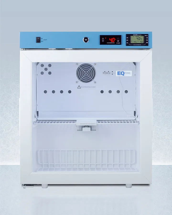 Accucold 19" Left Hand Design Wide Compact Healthcare Refrigerator, High/Low temperature alarm, CARB Compliant