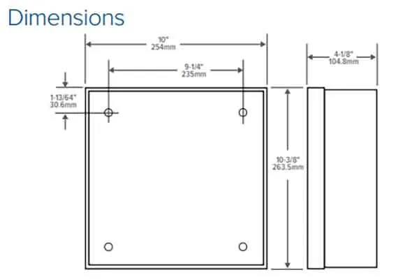 Adams Rite - PS-LR  Power Supply - For 3000/8000 Exit Devices w/ Electric Latch Retraction (LR) - 28 VDC