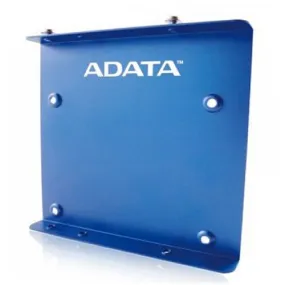 Adata SSD Mounting Kit Frame to Fit 2.5" SSD or HDD into a 3.5" Drive Bay Blue Metal
