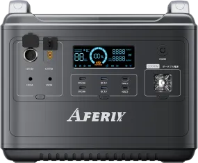 Aferiy AF-2000W Portable Power Station 2000W/4000W LiFePO4 Battery 1997Wh New