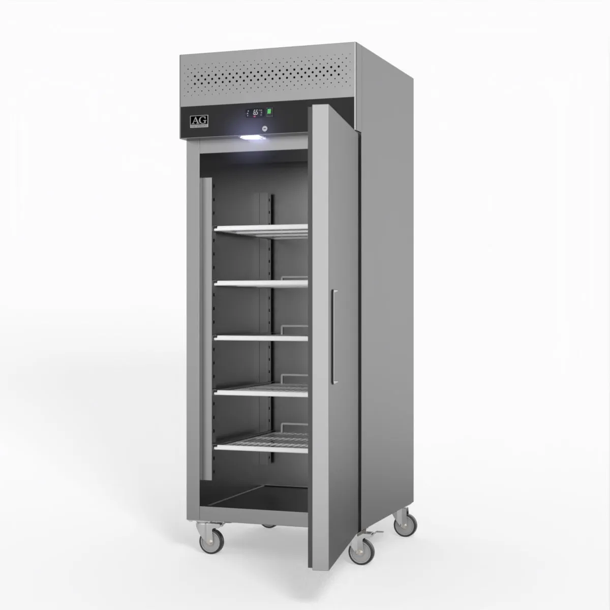 AG 650 Litre Upright Stainless Steel Door Fridge