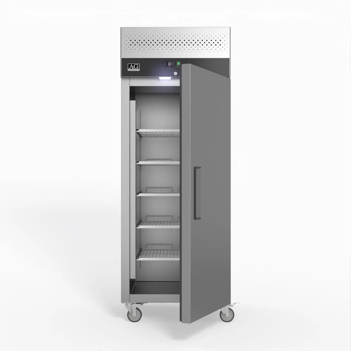 AG 650 Litre Upright Stainless Steel Door Fridge