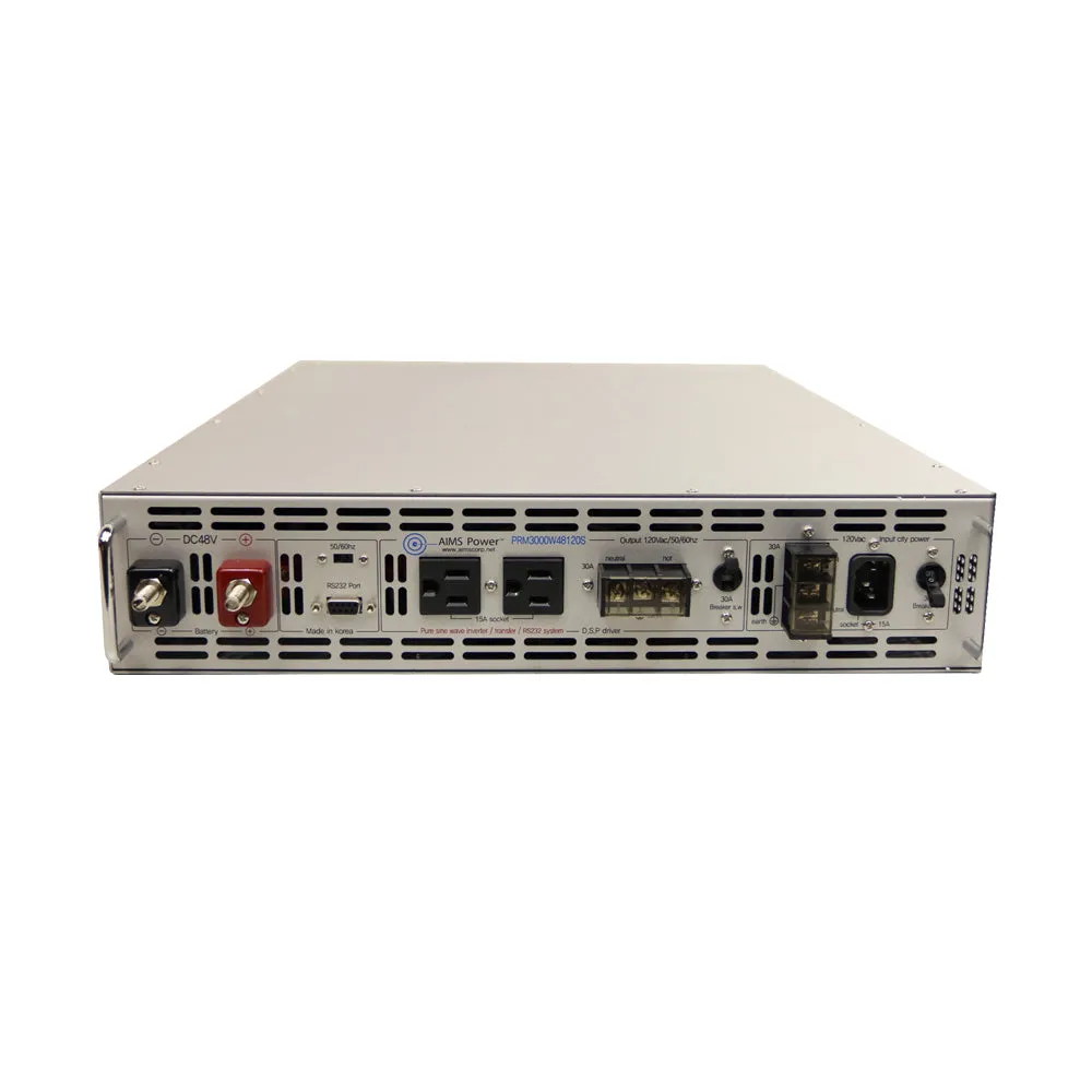 AIMS Power 3000 Watt 24 Volt Rack Mount Pure Sine Inverter
