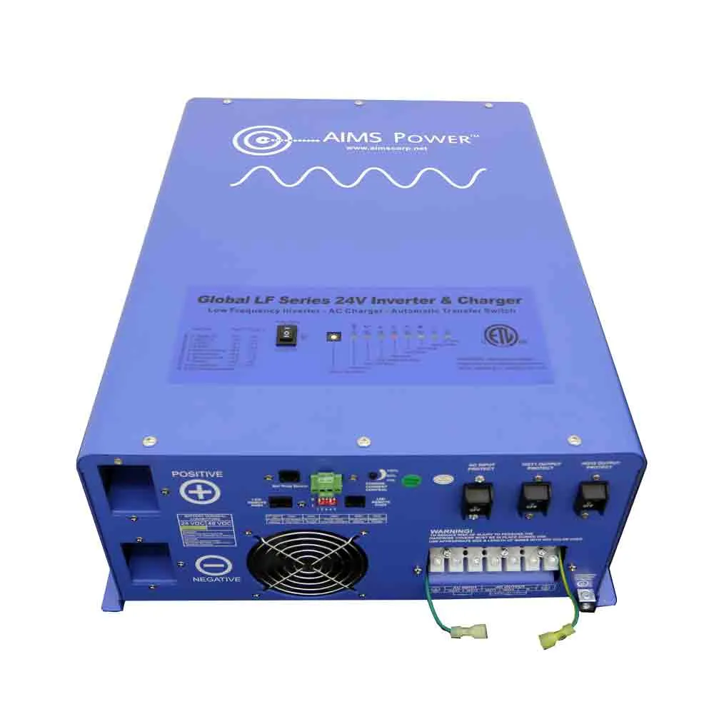 Aims Power 4000 Watt 24V Pure Sine Inverter Charger ETL Listed - PICOGLF4024120UL