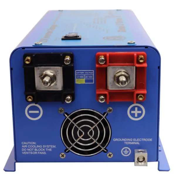 Aims Power - 600 Watt Pure Sine Inverter Charger - ETL Listed to UL 458 - 12 VDC 120 VAC 50/60Hz - PICOGLF6W12V120VETL