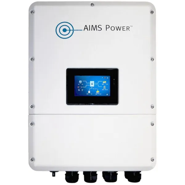 Aims Power KIT Hybrid Inverter & Lithium Battery Cabinet – 4.6 kW Output 6.9 kW Solar Capacity | 22,114 Watt Hours Battery Cabinet - KITHY46230BAT