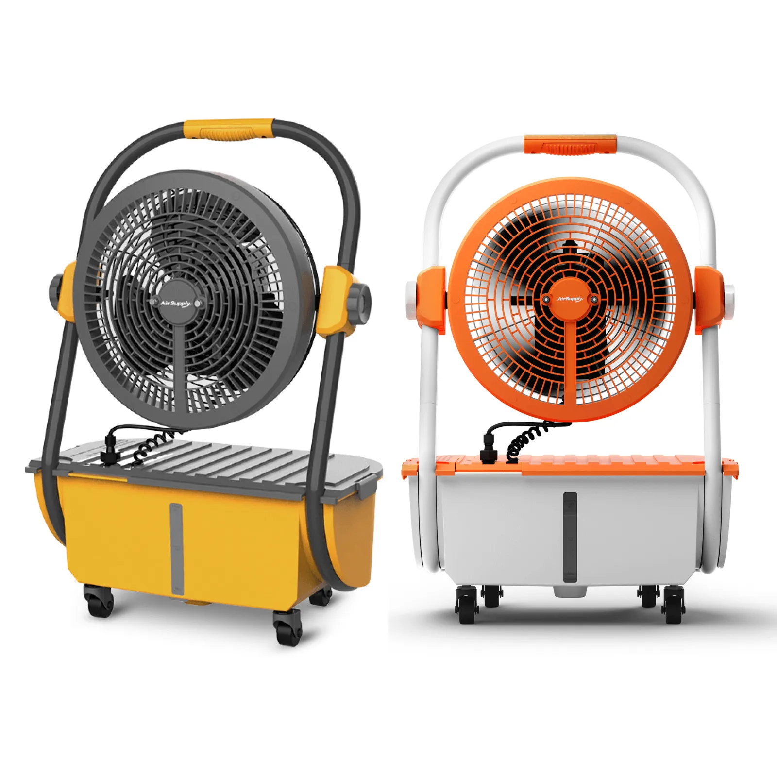 AirSupply MS12 Portable Mist Fan with 19,200mAh Battery and 2.9-Gallon Water Tank