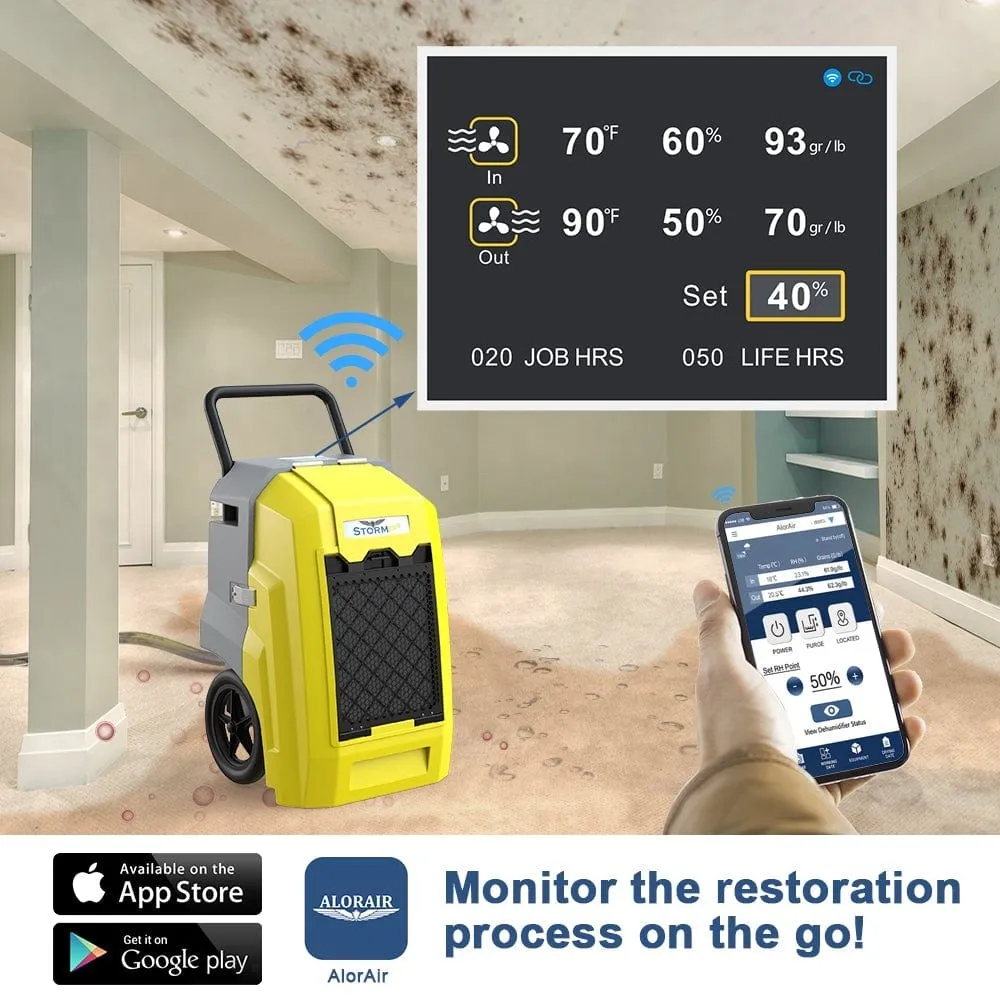 Alorair Storm Pro 85 PPD Smart WIFI Commercial Dehumidifier