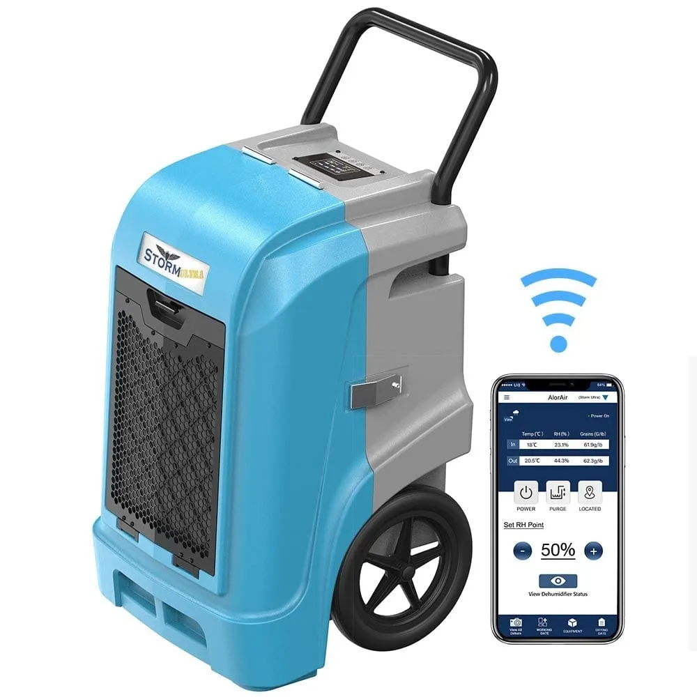 Alorair Storm Ultra 90 PPD WiFi Industrial Commercial Large Dehumidifier