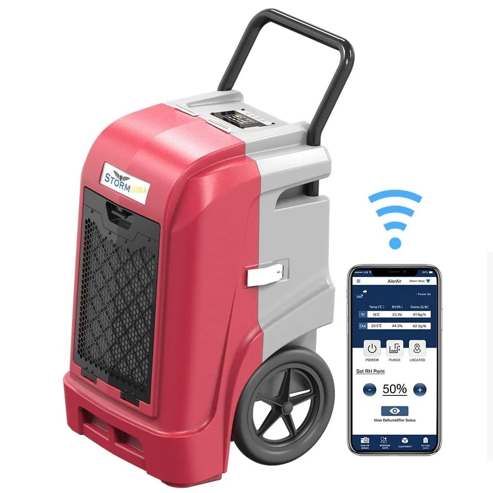 Alorair Storm Ultra 90 PPD WiFi Industrial Commercial Large Dehumidifier