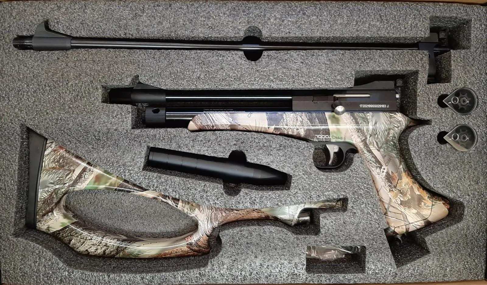 ARTEMIS CP2 (5.5MM) CO2 PISTOL/RIFLE KIT - CAMO