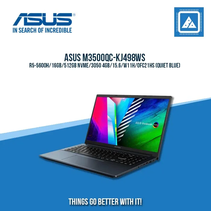 ASUS M3500QC-KJ498WS R5-5600H | Gaming Laptop And AutoCAD Users
