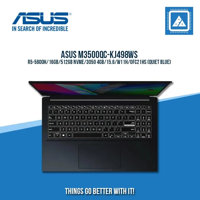 ASUS M3500QC-KJ498WS R5-5600H | Gaming Laptop And AutoCAD Users