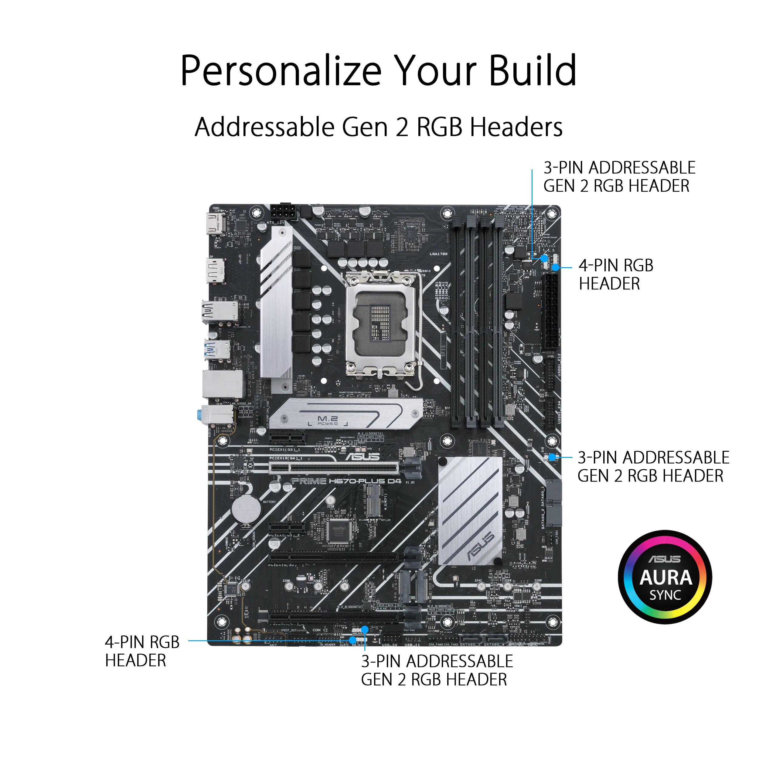 ASUS PRIME H670-PLUS DDR4 INTEL LGA1700 MOTHERBOARD
