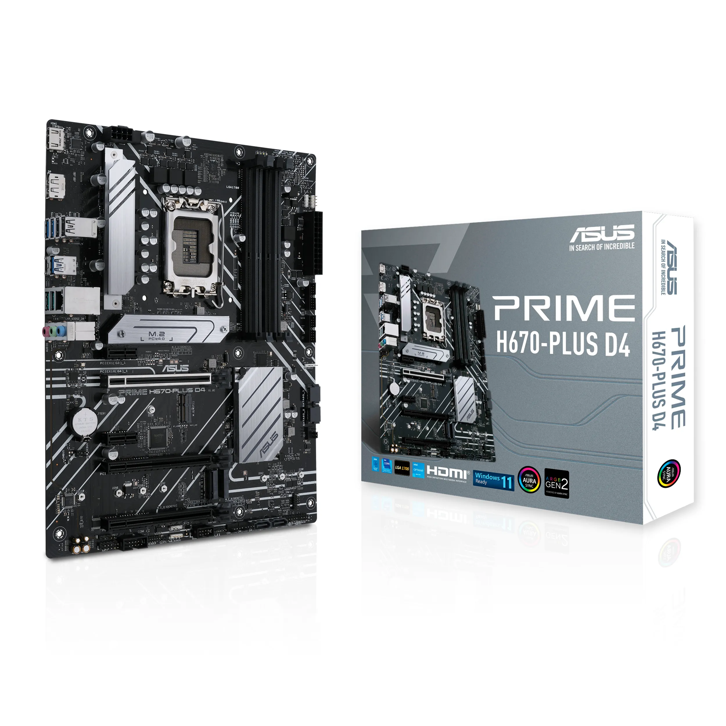 ASUS PRIME H670-PLUS DDR4 INTEL LGA1700 MOTHERBOARD