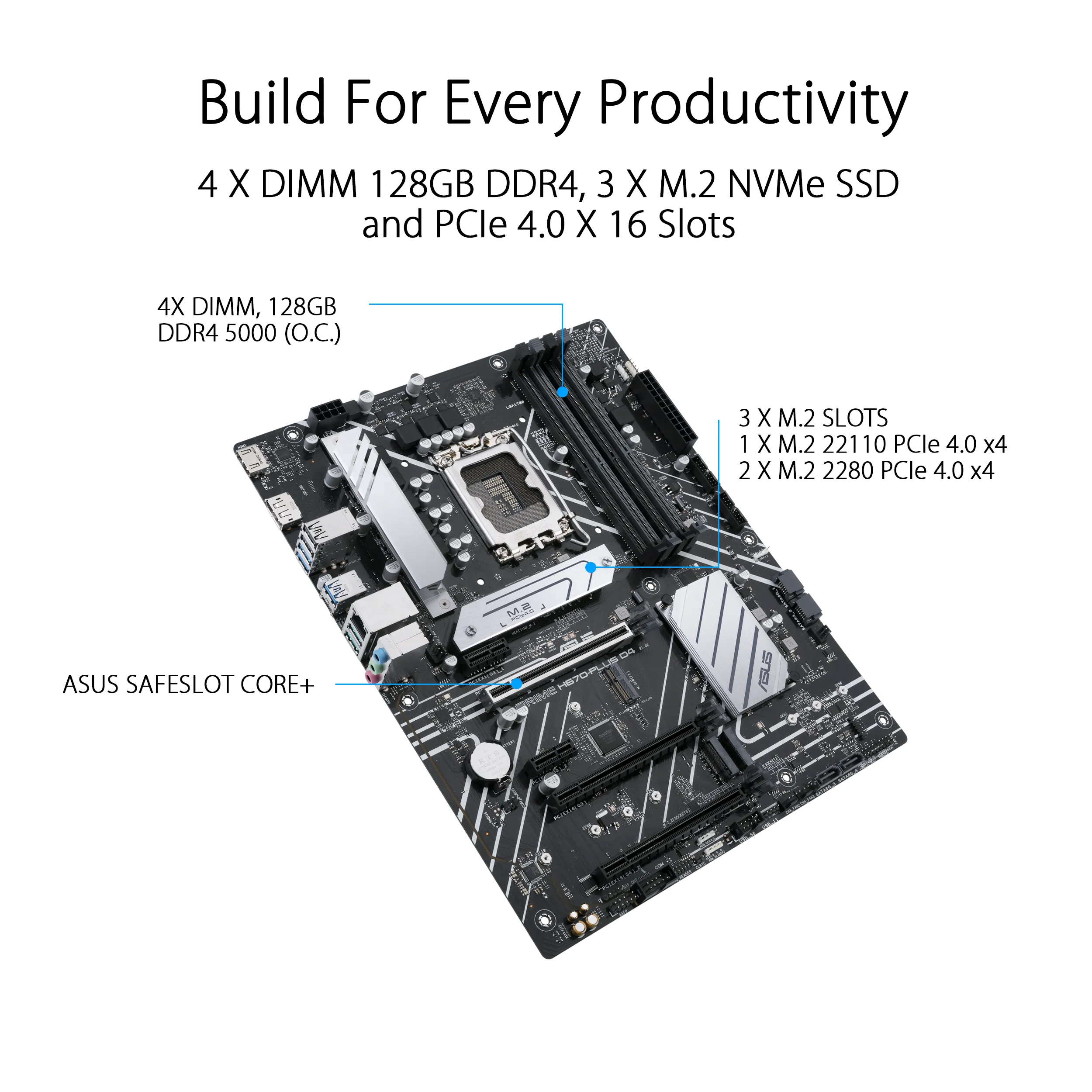 ASUS PRIME H670-PLUS DDR4 INTEL LGA1700 MOTHERBOARD