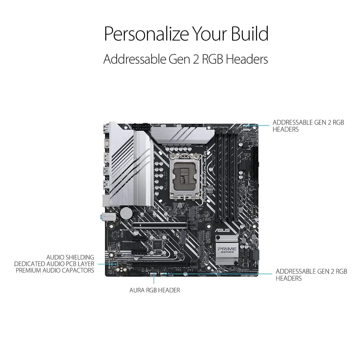 ASUS PRIME Z690M PLUS DDR4 INTEL LGA1700 MOTHERBOARD