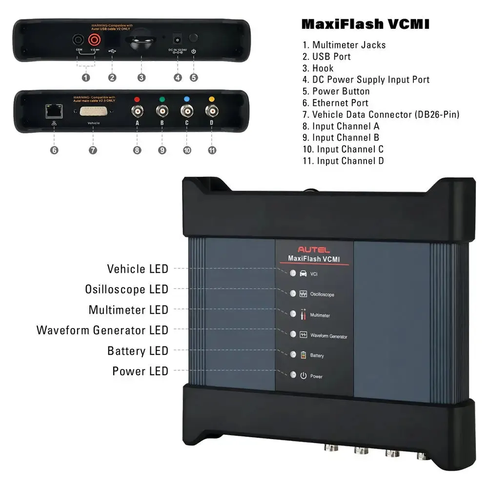 Autel MaxiSYS MS919 Advance Diagnostic Scanner w/ MaxiFlash VCI/J2534