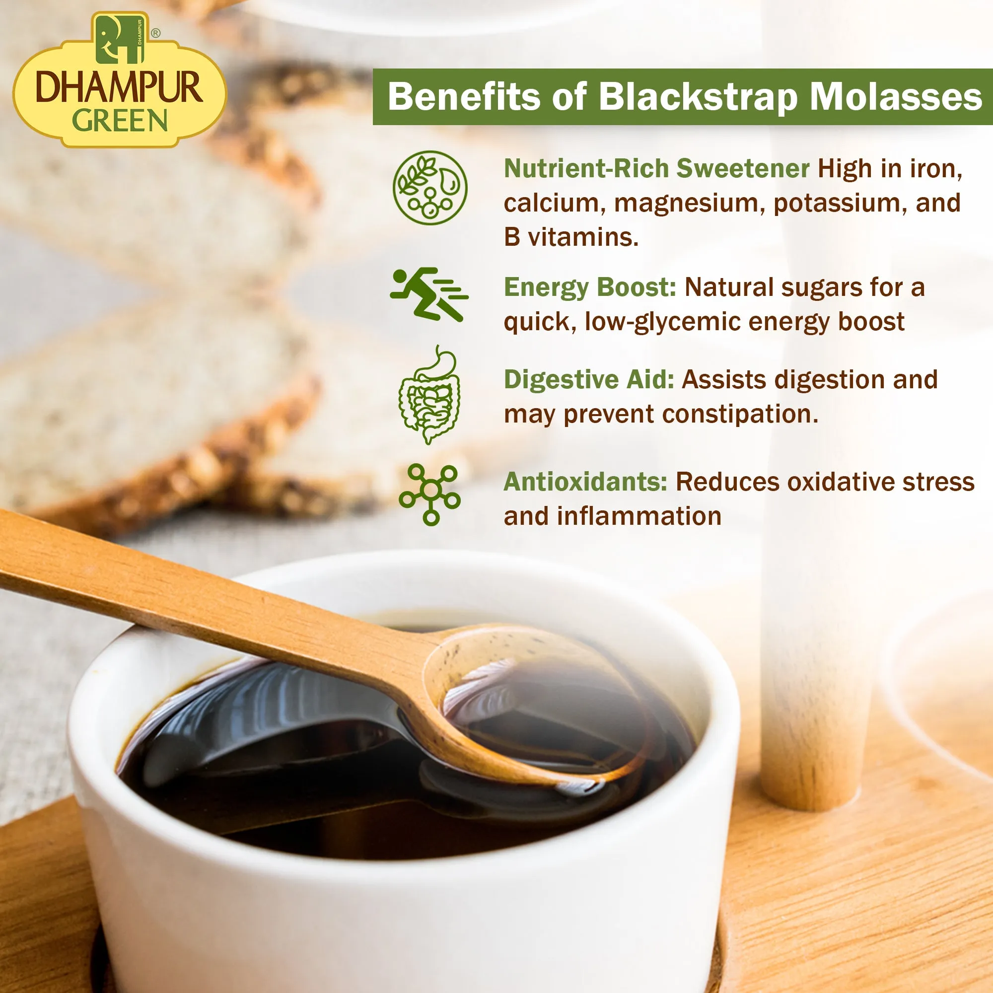 Blackstrap Molasses 500gm (Edible)