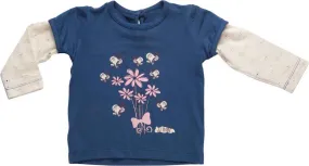 Blusa Bebe Manga Longa