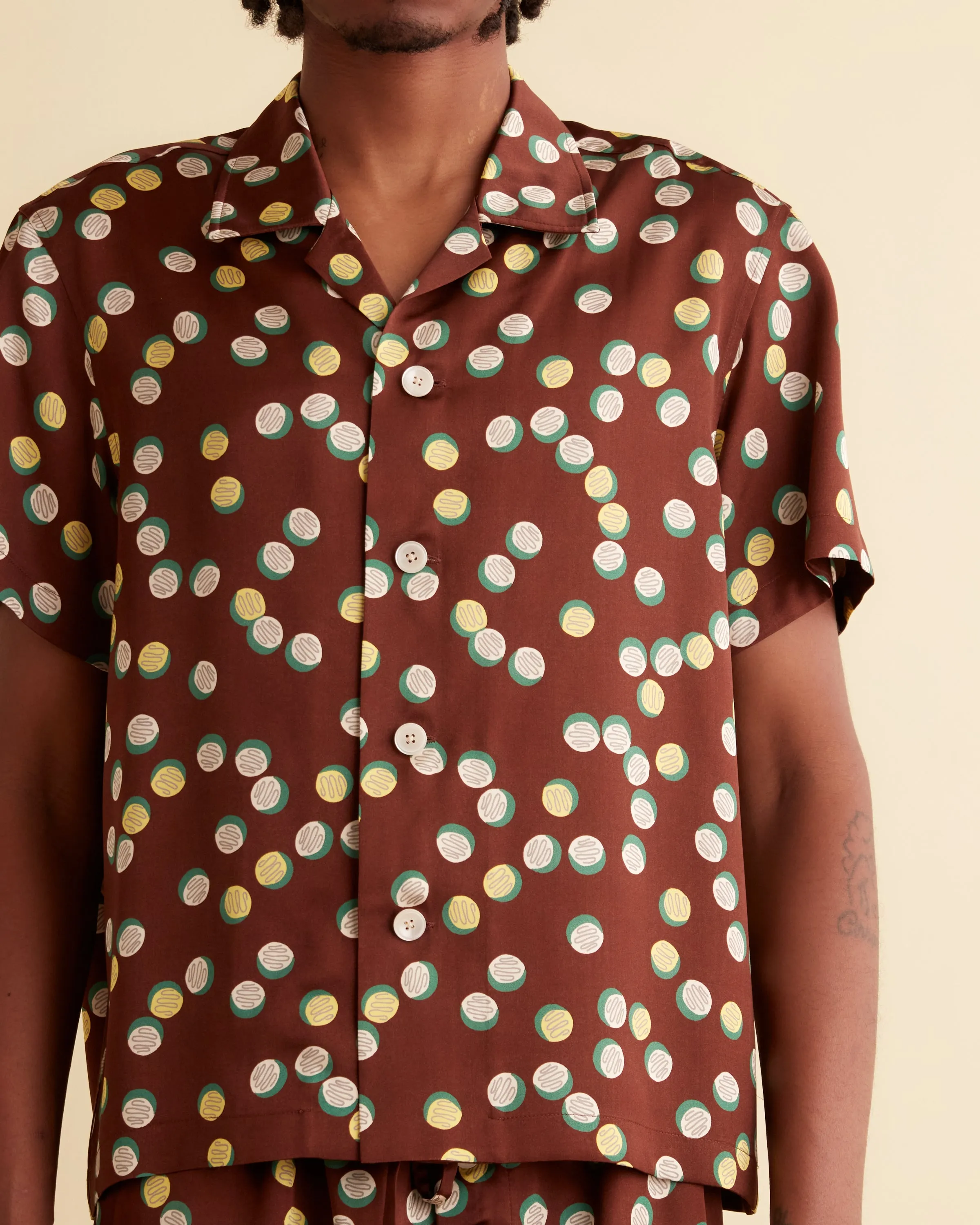 Bubble Dot Short Sleeve Shirt