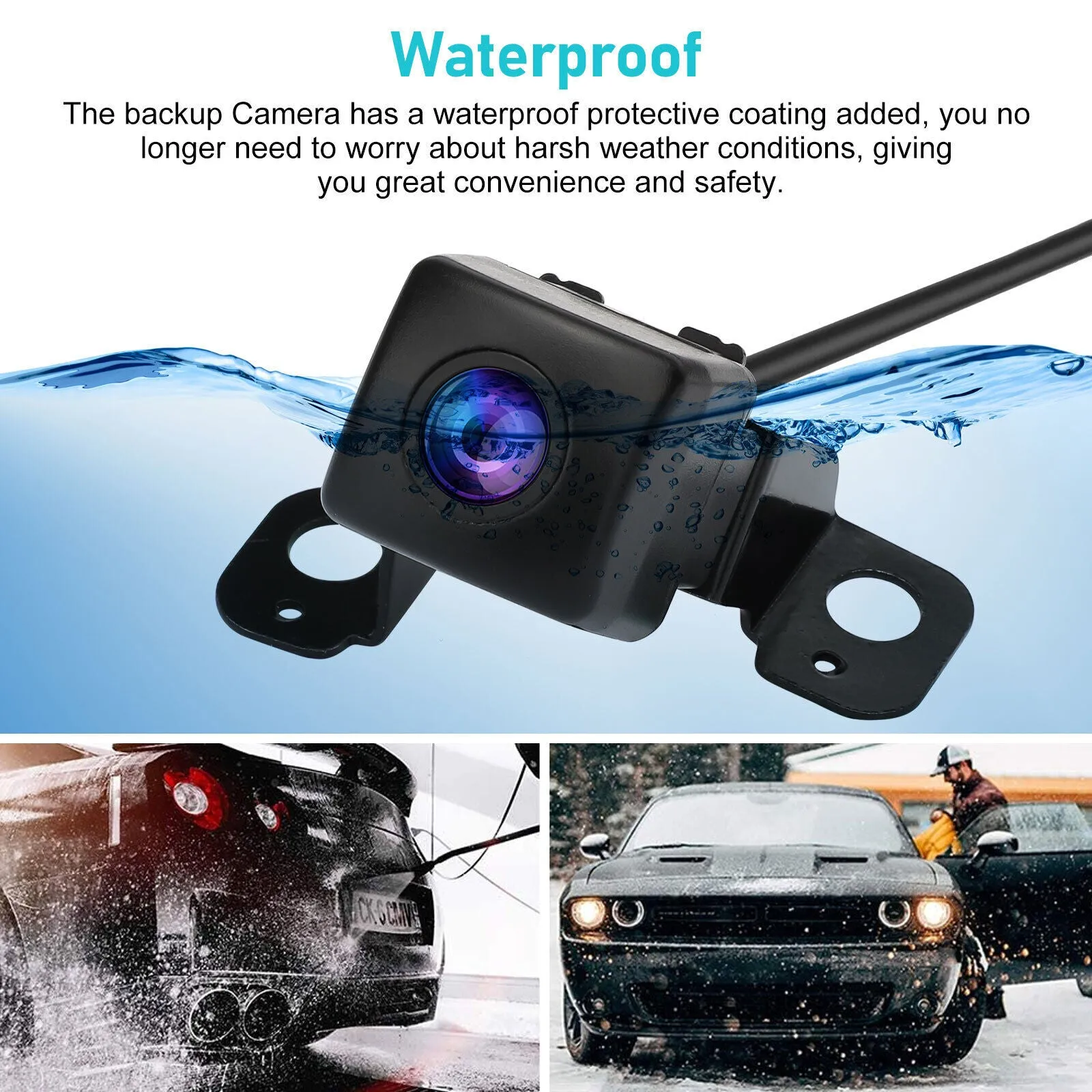 Car Rear View Backup Camera Night Vision Reversing Assist