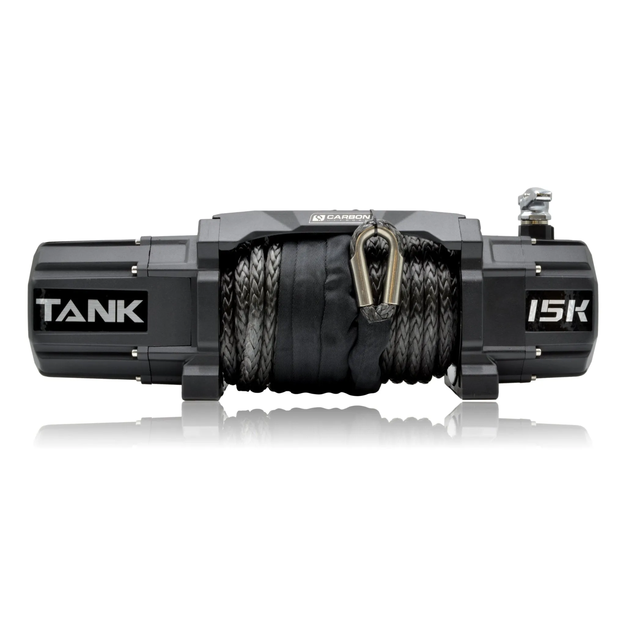 Carbon TANK - 15000lb Winch 12V - NO HOOK