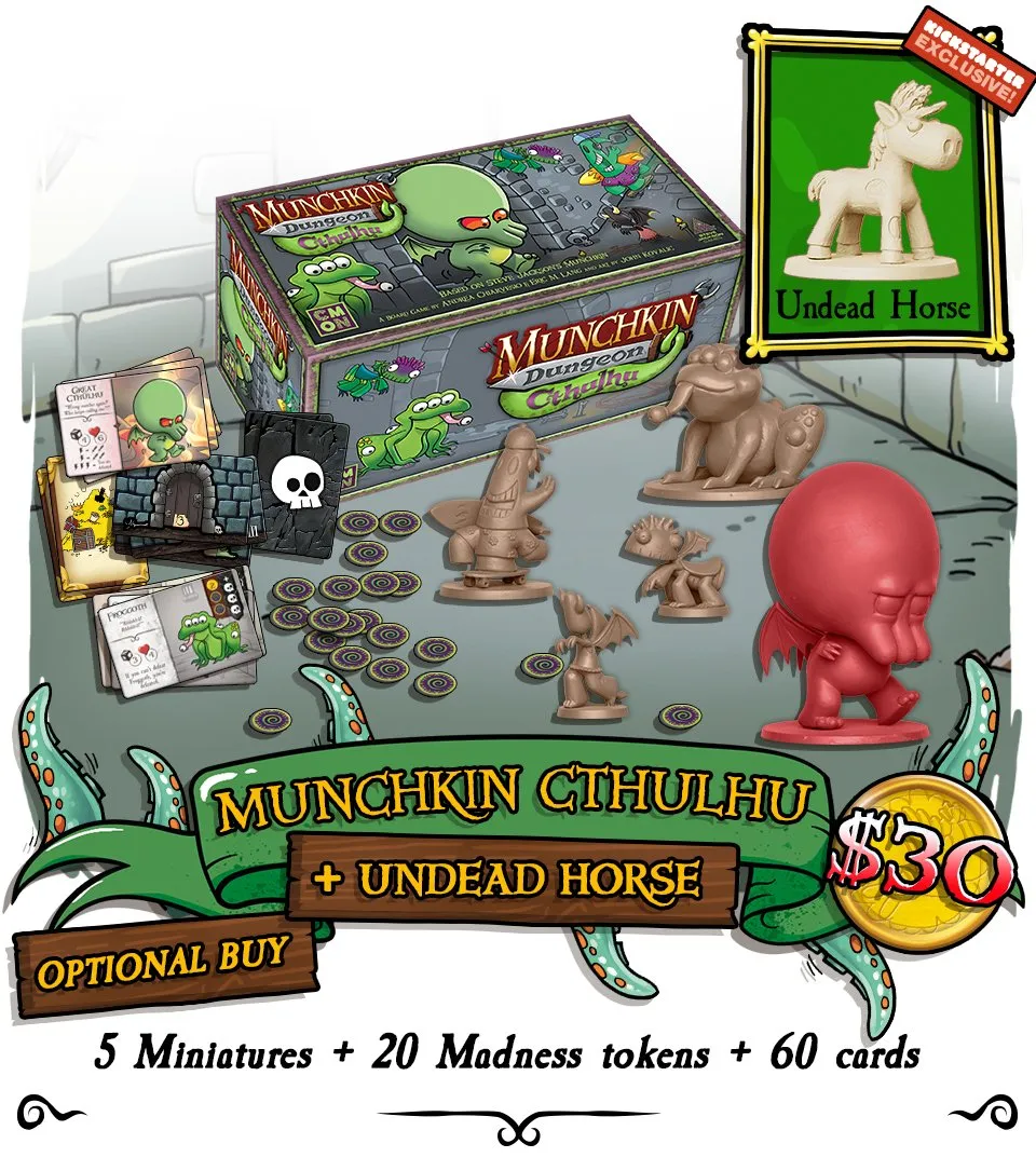 Cmon Munchkin Dungeon: Cthulhu Expansion