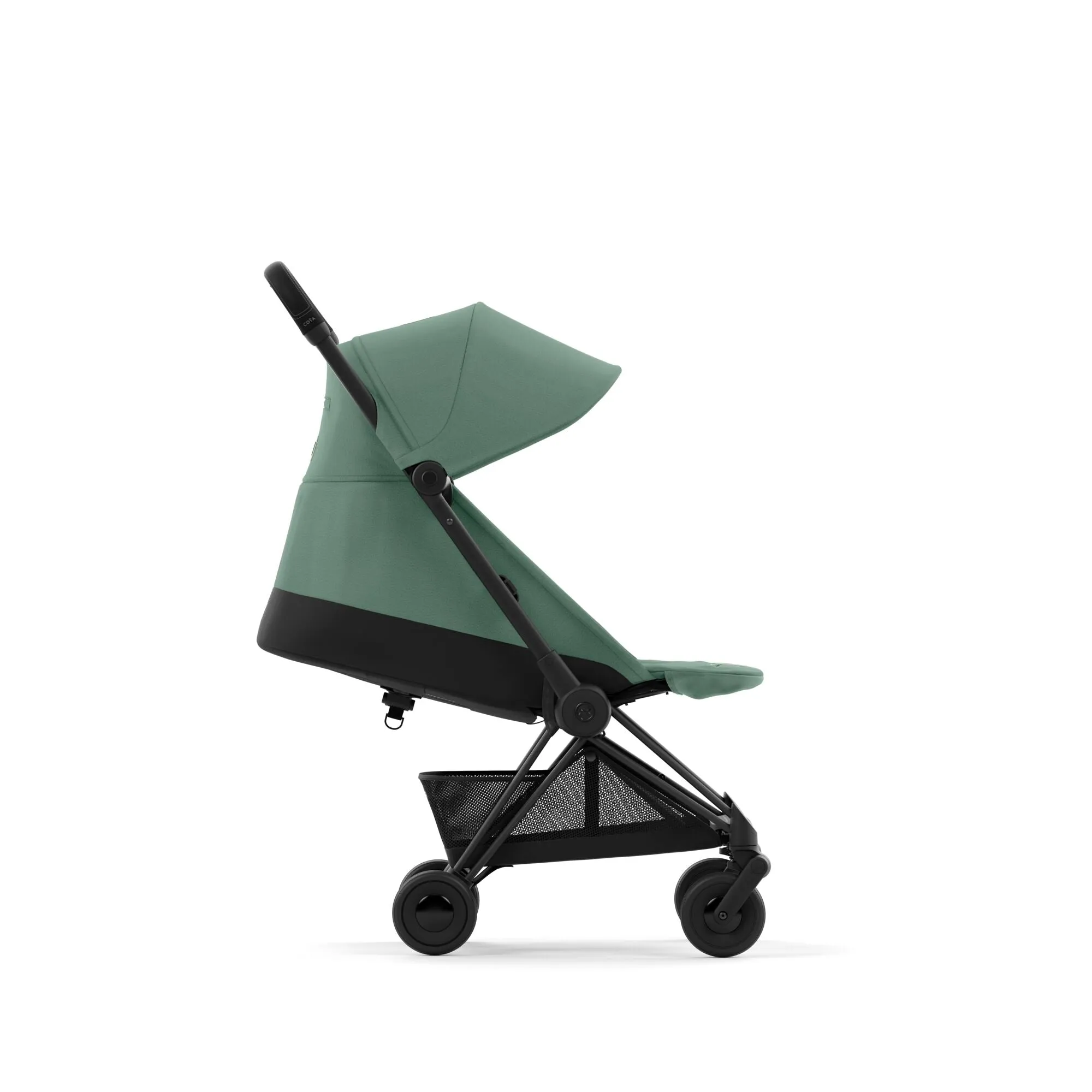 Cybex Coya Stroller - Matt Black / Leaf Green