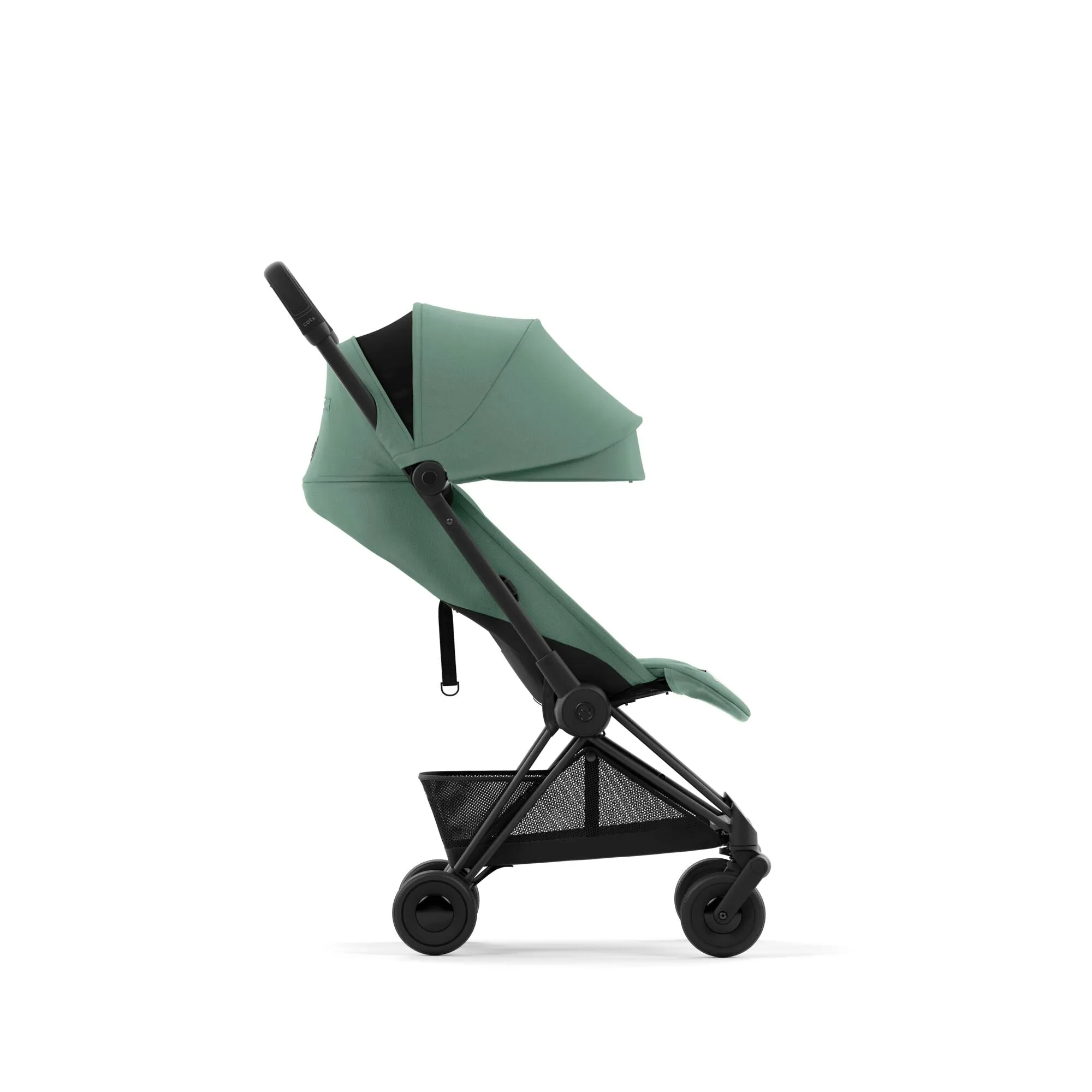 Cybex Coya Stroller - Matt Black / Leaf Green