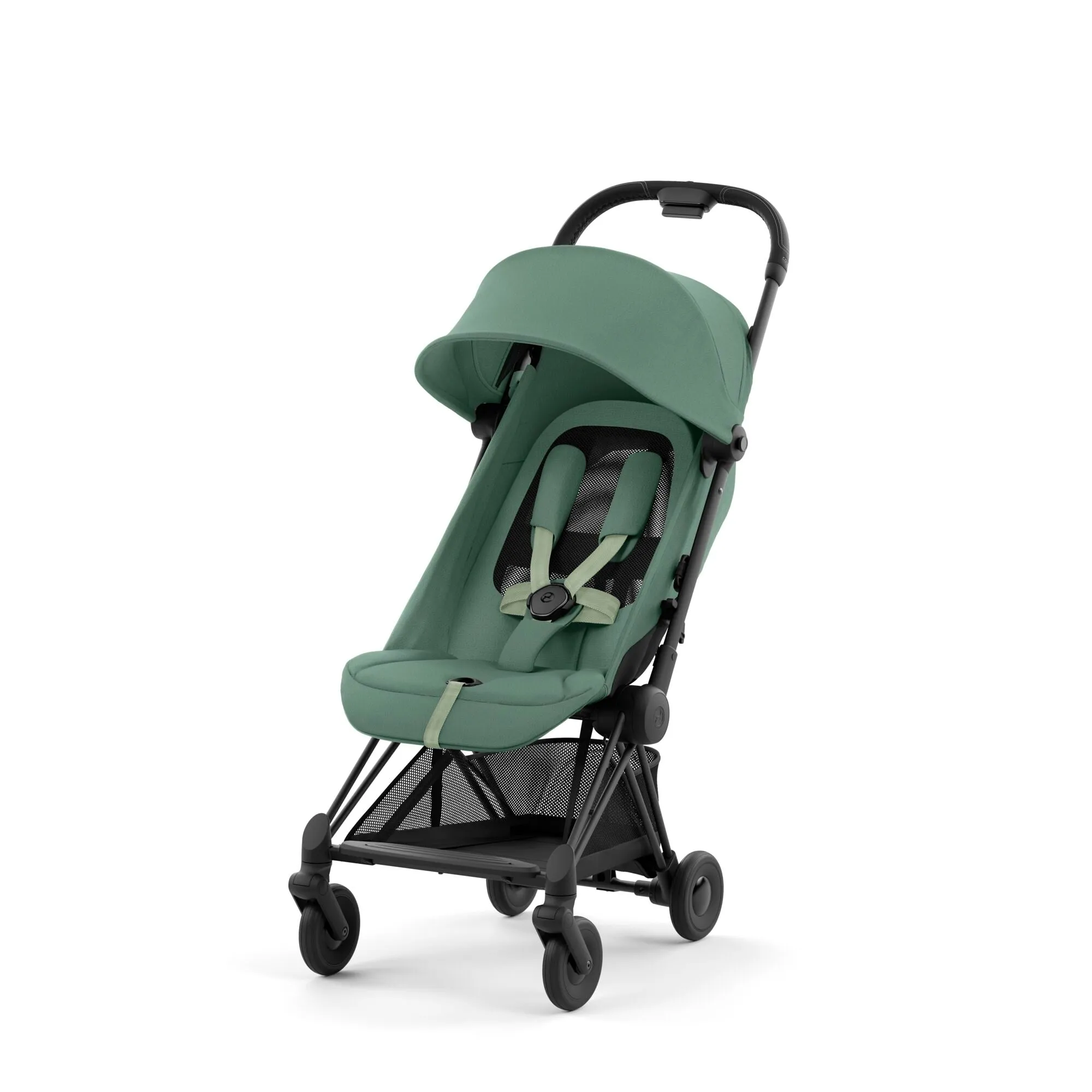 Cybex Coya Stroller - Matt Black / Leaf Green