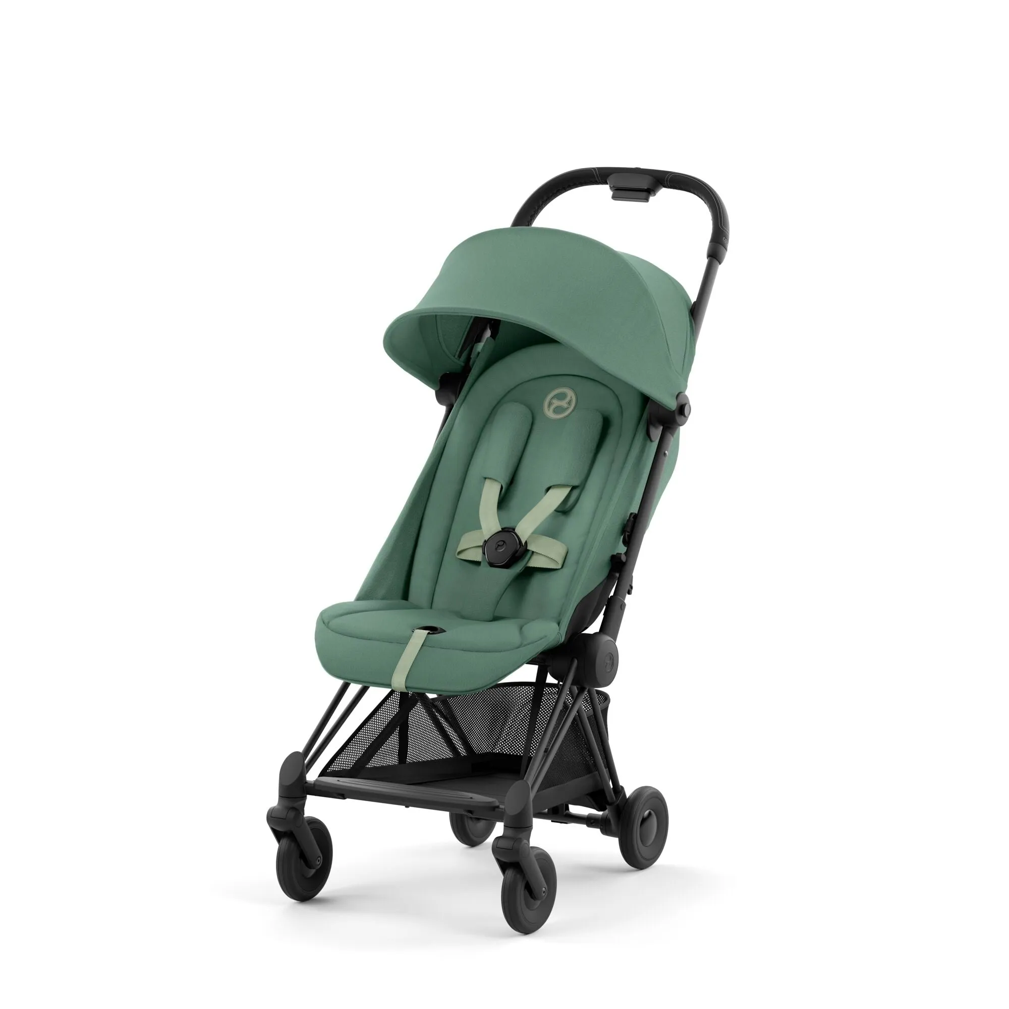 Cybex Coya Stroller - Matt Black / Leaf Green