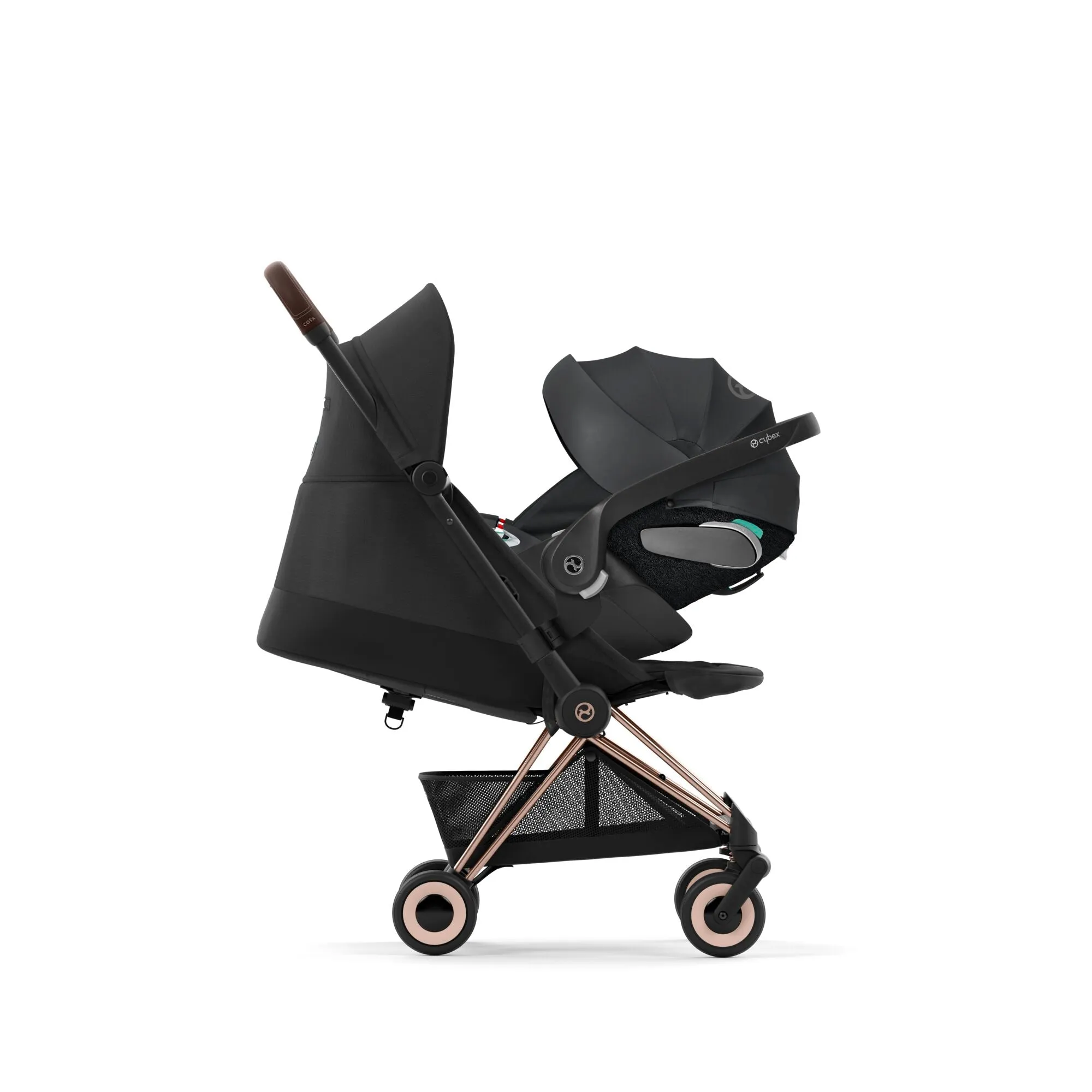 Cybex Coya Stroller - Rose Gold / Sepia Black