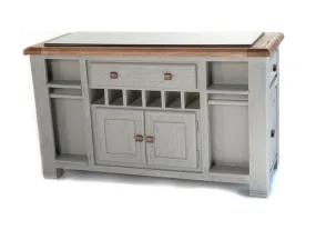 Danube Grey Large Kitchen Island