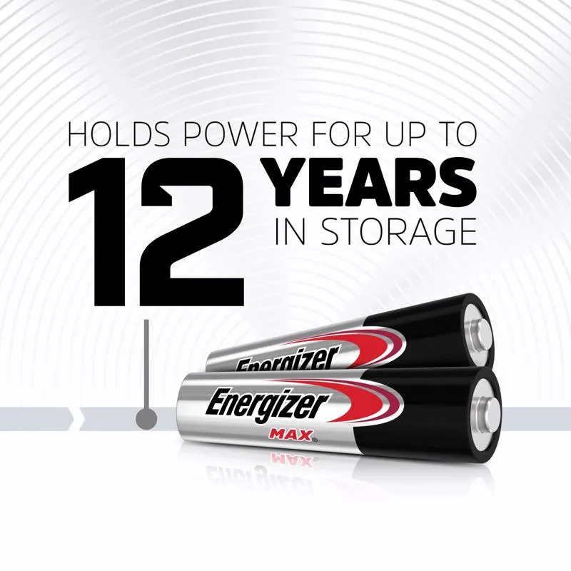Energizer Max Premium AA Alkaline Batteries 8 pk Carded