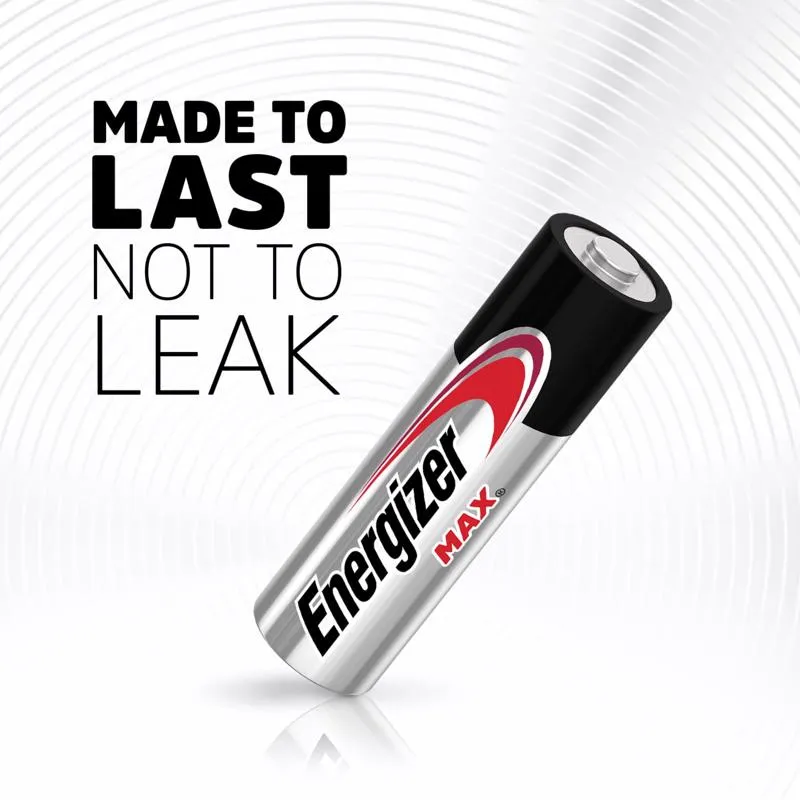 Energizer Max Premium AA Alkaline Batteries 8 pk Carded