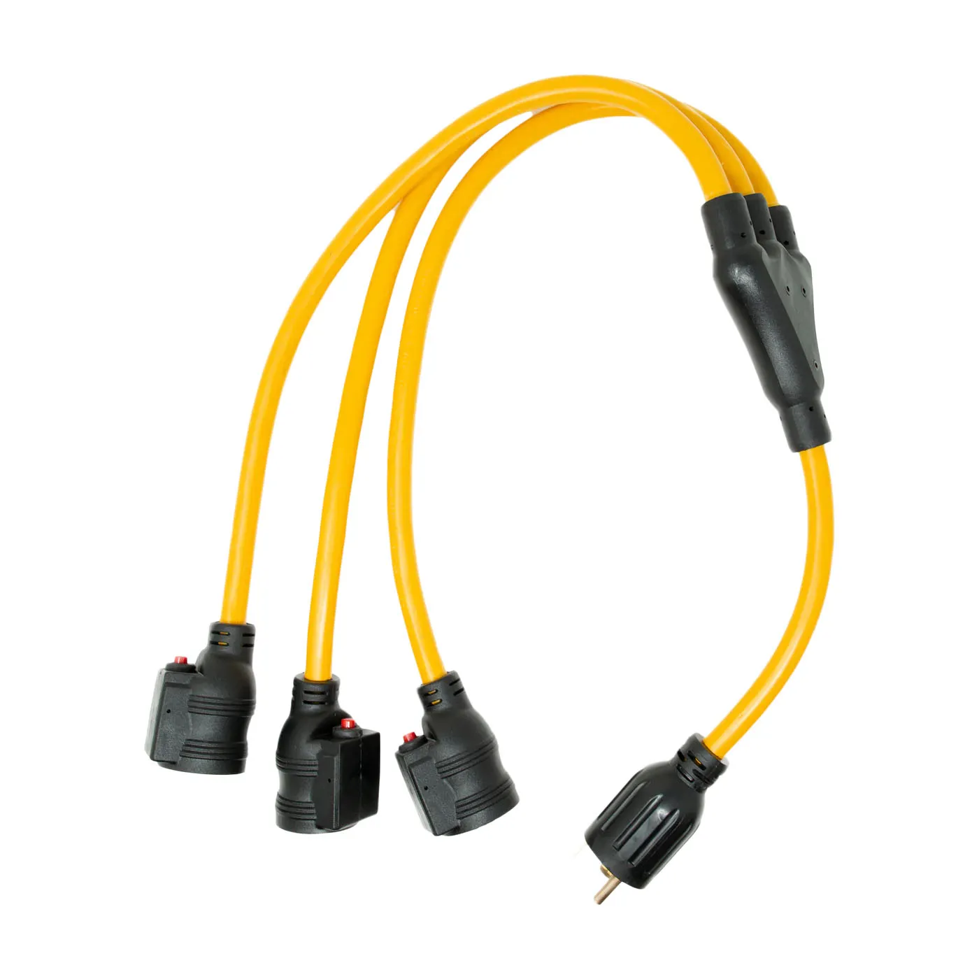 Firman 3' Heavy Duty TT-30P to (3) 5-20R Short Power Cord