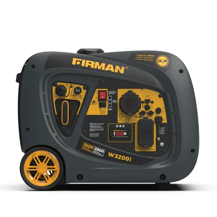 Firman W02981F Gas Inverter Generator 2900W/3200W 30 Amp Low THD Manufacturer RFB