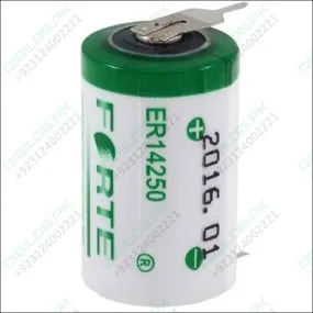 Forte Er14250 Lithium Battery, Battery Capacity: 1200MAH, Voltage: 3.6V
