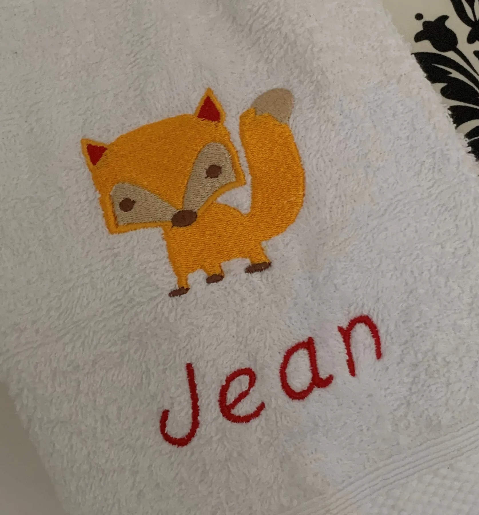 Fox A Canvas Trug - Toy Storage Tub - Personalised