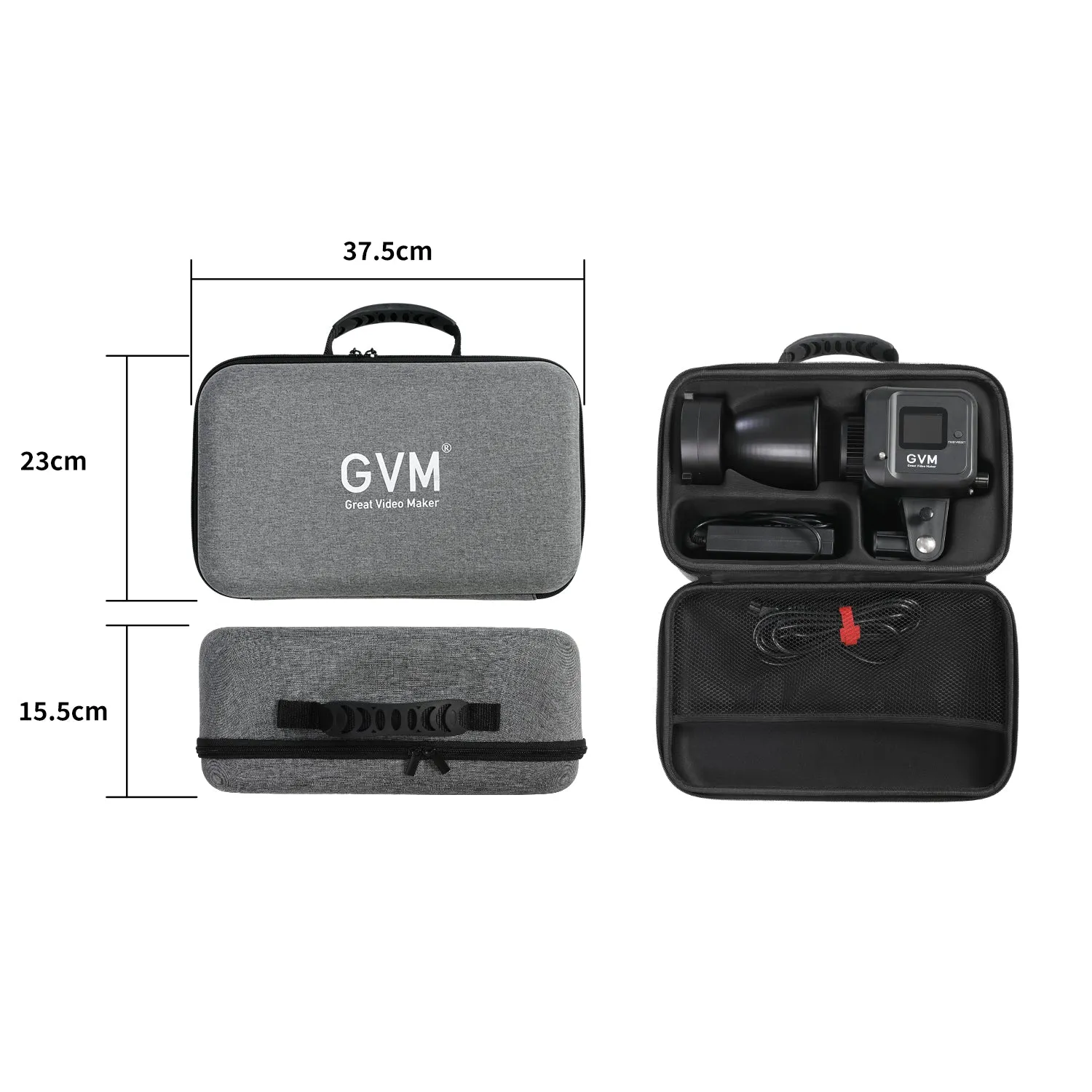 GVM SD80D 80w Bi-Color Outdoor Portable Spotlight(BOGO)