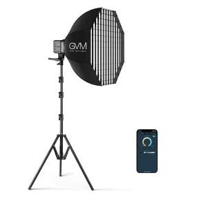 GVM SD80D 80w  Bi-Color Spotlight  Daylight with Softbox