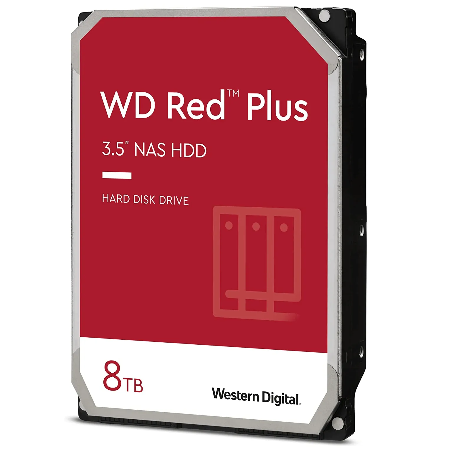 Hard drive Western Digital WD Red Plus 8 TB 3.5" WD80EFZZ