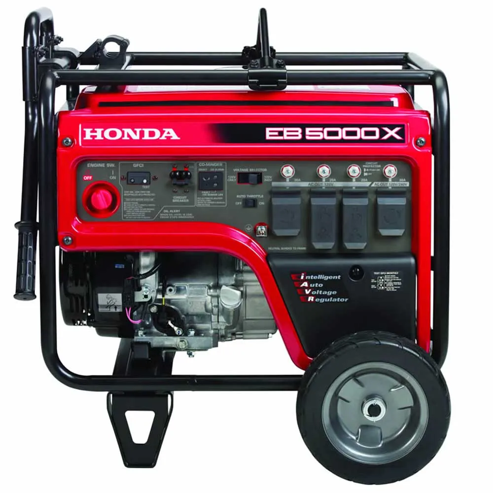Honda EB5000 5000 Watt 120/240V Gas Industrial Portable Generator W/ CO-Minder