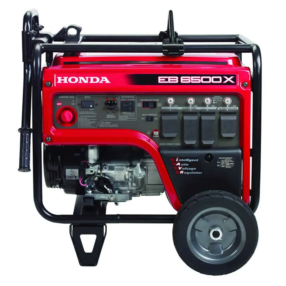 Honda EB6500X 6,500 Watt 120/240V Gas Industrial Portable Gas Generator